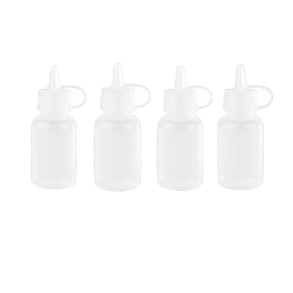 Squeezeflaske / dekorationsflaske - 4 stk.