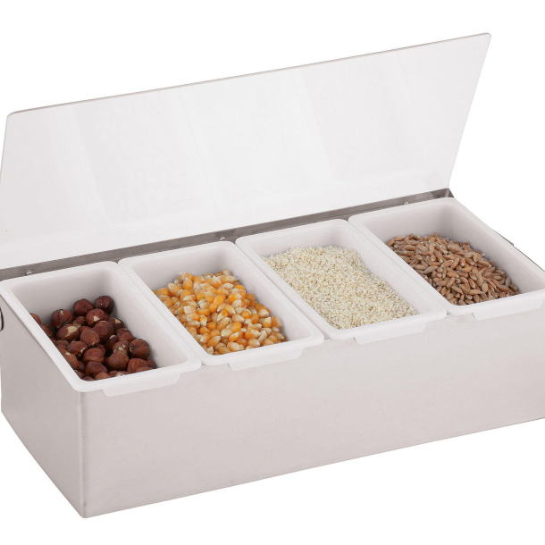 Topping station - rustfri stl