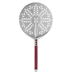 Pizzaspade, perforeret, RUND - Cerutti Inox "Tulip 60 Years"