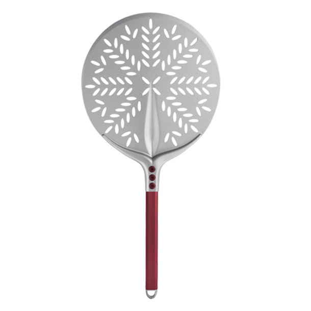 Pizzaspade, perforeret, RUND - Cerutti Inox "Tulip 60 Years"