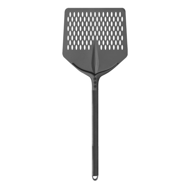 Pizzaspade, perforeret - Cerutti Inox "Tulip Black"