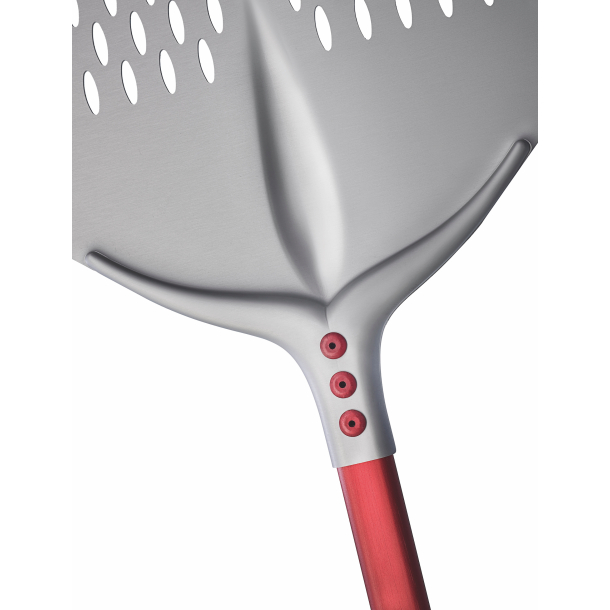 Pizzaspade, perforeret, RUND - Cerutti Inox "Tulip"