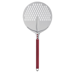 Pizzaspade, perforeret, RUND - Cerutti Inox "Tulip"