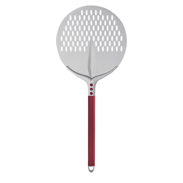 Pizzaspade, perforeret, RUND - Cerutti Inox "Tulip"