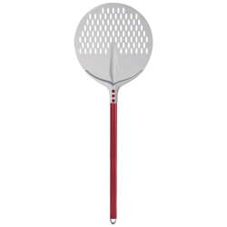 Pizzaspade, perforeret, RUND - Cerutti Inox "Tulip"