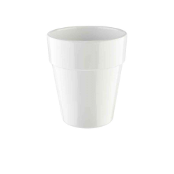 Vase / bestikholder - hvid