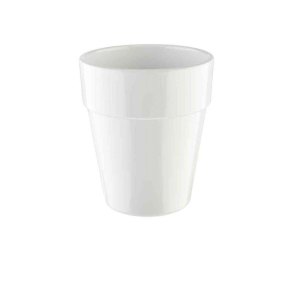 Vase / bestikholder - hvid