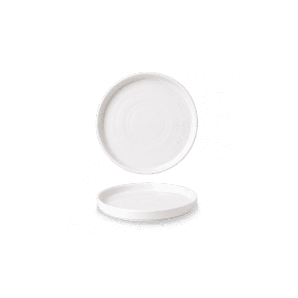 CHURCHILL VELLUM tallerken m. kant - 6 stk.