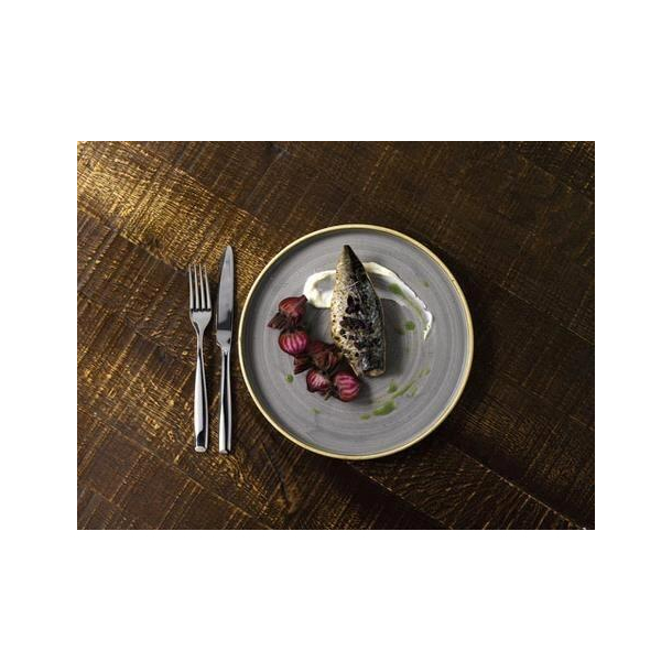 CHURCHILL Stonecast Walled tallerken - gr - 6 stk.