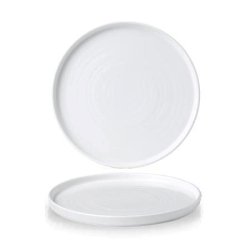 CHURCHILL Stonecast Walled Chefs tallerken - hvid - 6 stk.