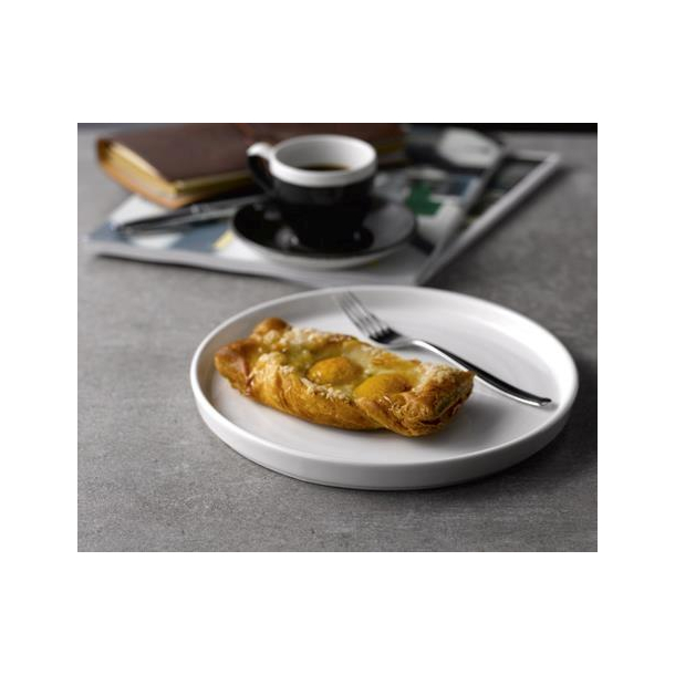 CHURCHILL Stonecast Walled Chefs tallerken - hvid - 6 stk.