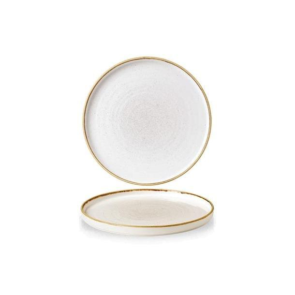 CHURCHILL Stonecast Walled tallerken - vanilje - 6 stk.