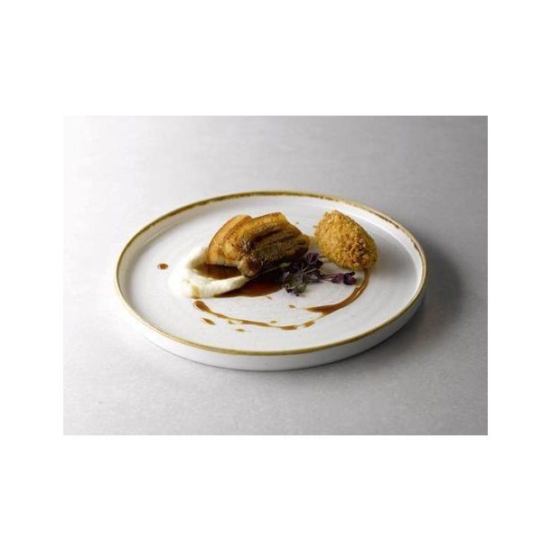 CHURCHILL Stonecast Walled tallerken - vanilje - 6 stk.