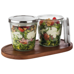 L�g til WECK glas - rustfri st�l - 10 cm