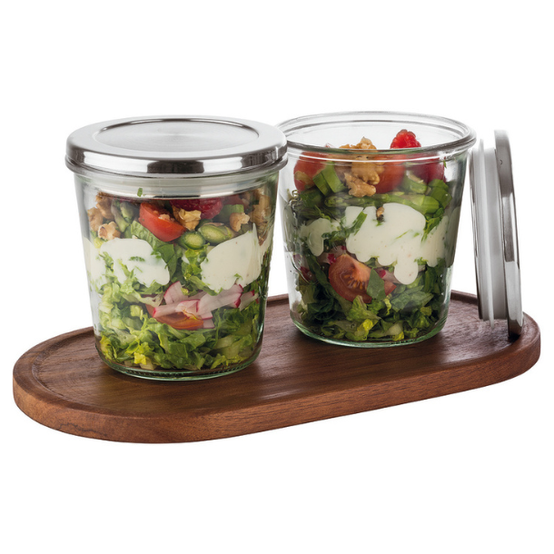 L�g til WECK glas - rustfri st�l - 10 cm