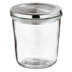 L�g til WECK glas - rustfri st�l - 10 cm