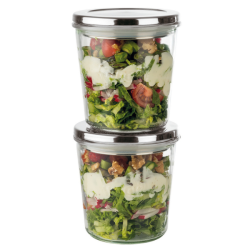 L�g til WECK glas - rustfri st�l - 10 cm