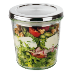 L�g til WECK glas - rustfri st�l - 10 cm